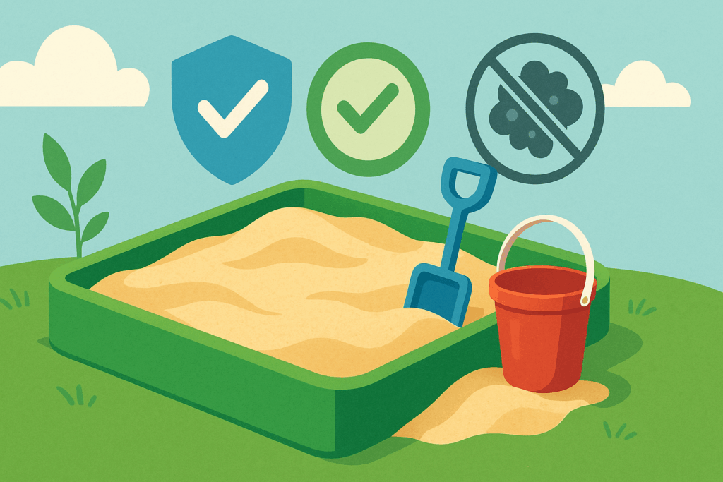 Clean, Safe, and Certified Non-Toxic Play Sand