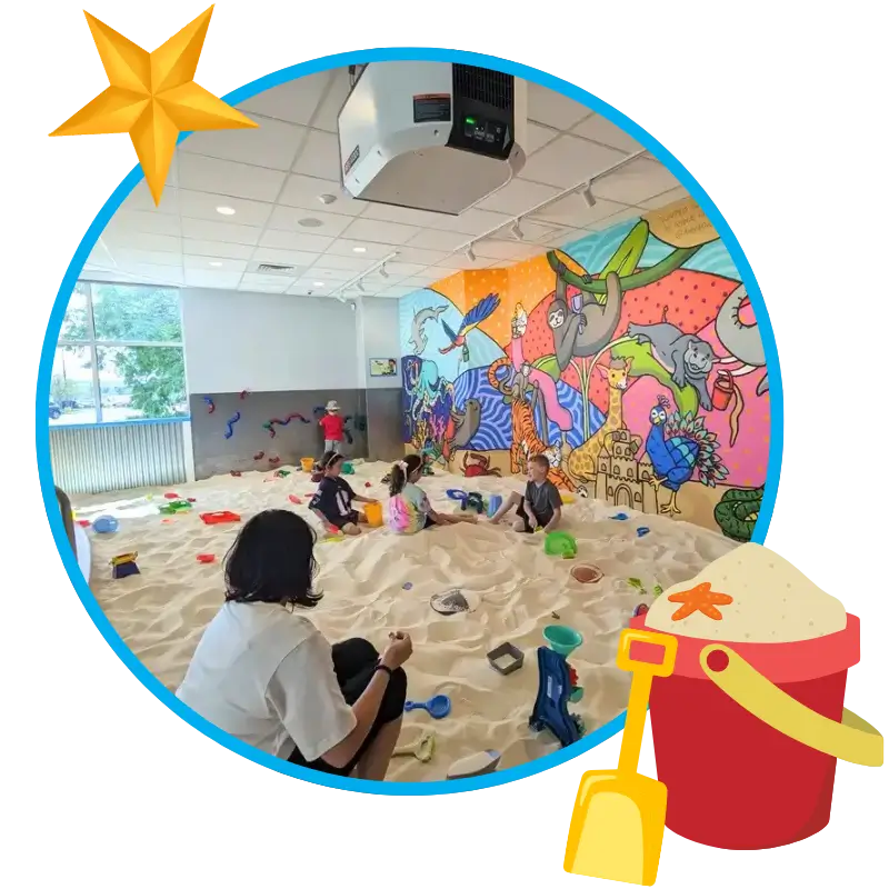 Sensory-rich play environment